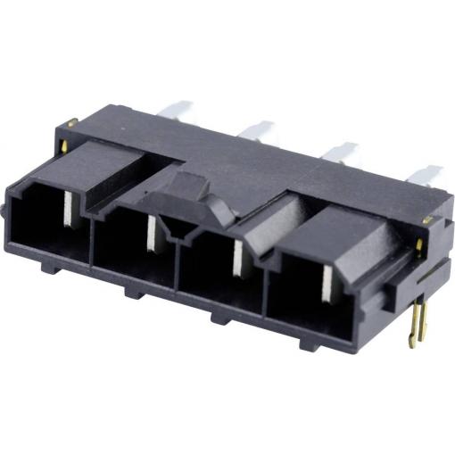 Molex vestavná pinová lišta (standardní) 4, rozteč 10 mm, 428204223, 1 ks Tube