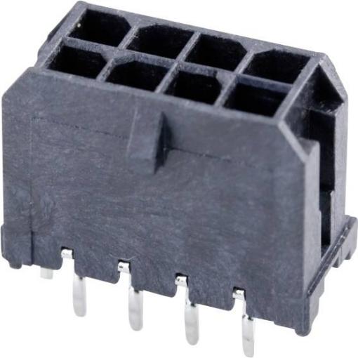 Molex vestavná pinová lišta (standardní) 8, rozteč 3 mm, 430450824, 1 ks Tray