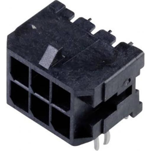 Molex vestavná pinová lišta (standardní) 6, rozteč 3 mm, 430450621, 1 ks Tray