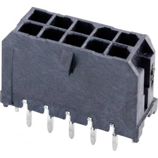 Molex vestavná pinová lišta (standardní) 10, rozteč 3 mm, 430451025, 1 ks Tray