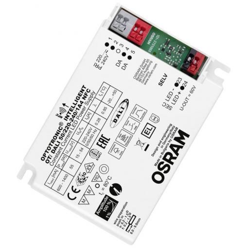 OSRAM HOMELIGHTING OPTOTRONIC DALI NFC LED driver konstantní proud 55 W 15 - 54 V stmívatelný, Dali 1 ks