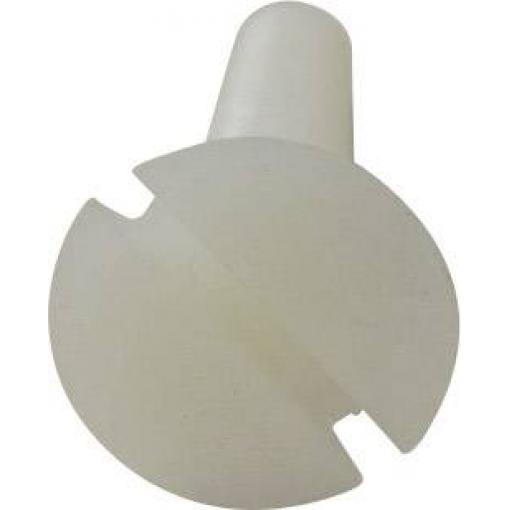TOOLCRAFT 800274 zápustný šroub M4 20 mm příruba DIN 963 plast, polyamid 10 ks