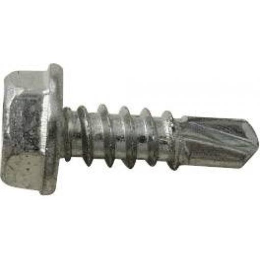 TOOLCRAFT 828018 závrtný šroub 3.5 mm 19 mm vnější šestihran DIN 7504 ocel pozinkované 100 ks