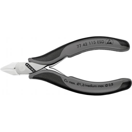Knipex 77 42 77 42 115 ESD ESD boční štípací kleště bez fazety 115 mm