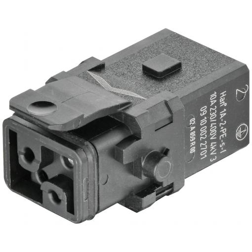 konektor Han 1A-2+PE-S-f latch 09100022701 HARTING 1 ks