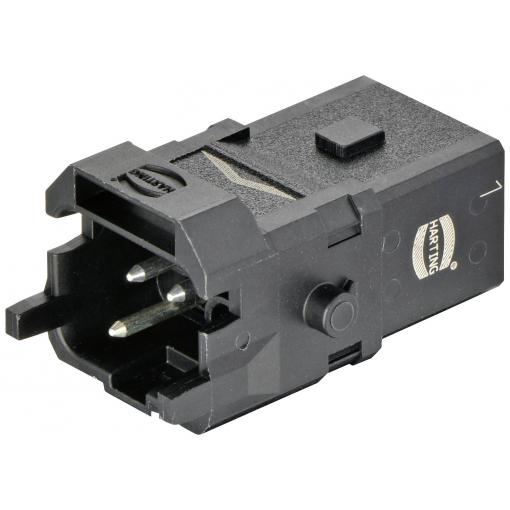 konektor Han 1A-2+PE-S-m latch 09100022601 HARTING 1 ks