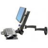 Ergotron držák na zeď pro monitor Combo Arm Serie 200 1 Displej: (s) 25,4 cm (10) - 61 cm (24) černá odkládací místo na klávesnici, naklápěcí, nakláněcí,