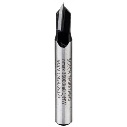 Bosch Accessories 2608628630 drážkovací fréza, Pracovní délka 9.20 mm, Ø hřídele 6.35 mm, 1 ks