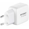 VOLTCRAFT UC-2ACX001 USB nabíječka, GaN, 1x USB A , 1x USB-C®, 25 W, Dodávka energie, bílá