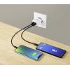 VOLTCRAFT UC-2ACX001 USB nabíječka, GaN, 1x USB A , 1x USB-C®, 25 W, Dodávka energie, bílá