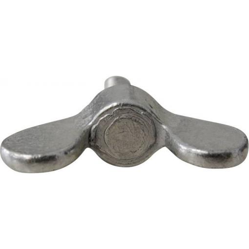 TOOLCRAFT 827808 křídlový šroub M4 10 mm DIN 316 ocel pozinkované 10 ks