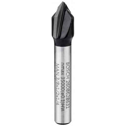 Bosch Accessories 2608628631 drážkovací fréza, Pracovní délka 12.40 mm, Ø hřídele 6.35 mm, 1 ks
