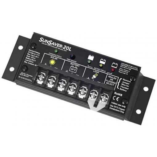 Morningstar SunSaver SS-20L 24V solární regulátor nabíjení PWM 24 V 140 A