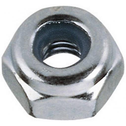 TOOLCRAFT 223336 pojistné matice M2 DIN 985 ocel pozinkované 10 ks