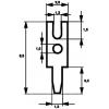 Vogt Verbindungstechnik 1002M.68 pájecí kolík Kontaktní plocha pocínovaný 100 ks (d x š) 8.5 mm x 2.5 mm