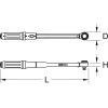KS Tools ERGOTORQUE®precision, 516.1472, momentový klíč, s ráčnou, 1/2 (12,5 mm), 60 - 320 Nm