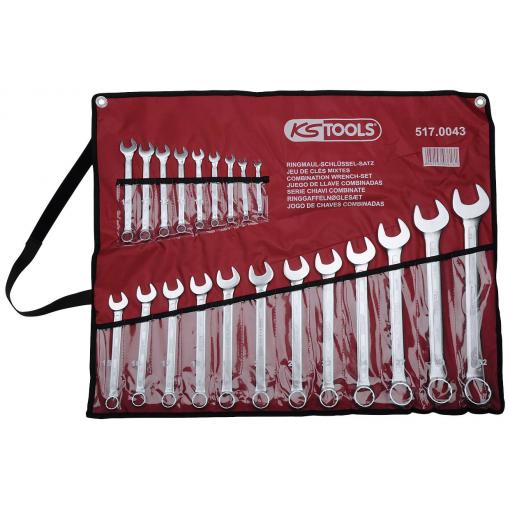 KS Tools 517.0043 sada očkoplochých klíčů 21dílná Délka klíče (cm) (jen pro nadpis) 32 mm
