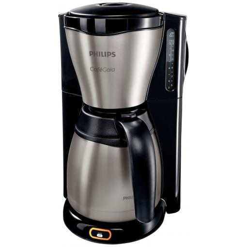 Philips Home Café Gaia HD7548/20 kávovar černá, nerezová ocel připraví šálků najednou=15 termoska