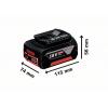 Bosch Professional 1.600.A02.A2S GBA 18V4.0Ah náhradní akumulátor pro elektrické nářadí 18 V 4 Ah Li-Ion