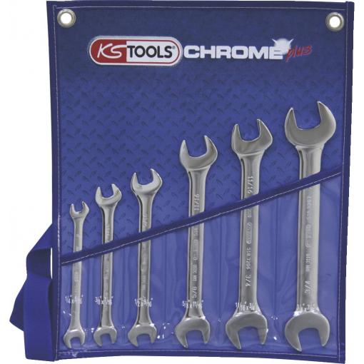 KS Tools 518.3220 518.3220 sada oboustranných plochých klíčů Délka klíče (palce) (jen pro nadpis) 1/2 - 11/16