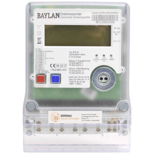 Counttec BTK30 DZ1004Q třífázový elektroměr digitální Úředně schválený: Ano 1 ks