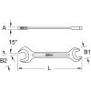 KS Tools 517.1415 517.1415 oboustranný plochý klíč Délka klíče (cm) (jen pro nadpis) 13 - 17 mm