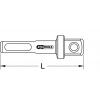 KS Tools 514.1132 514.1132 adaptér zástrčného klíče Pohon (šroubovák) 3/8 60 mm 1 ks