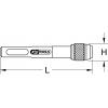 KS Tools 514.1131 514.1131 Magnetický rychloupínací držák bitů 1/4, 78 mm 78 mm #####SDS