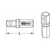 KS Tools 503.8231 503.8231 adaptér zástrčného klíče Pohon (šroubovák) 1/4 (6,3 mm) 22.5 mm 1 ks