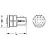 KS Tools 503.4998 503.4998 adaptér nástrčné hlavice 19 mm Pohon (šroubovák) 1/2 28.8 mm 1 ks