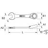 KS Tools 503.4631 503.4631 očkoplochý ráčnový klíč Délka klíče (cm) (jen pro nadpis) 8 mm