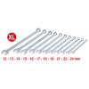 KS Tools 517.1505 517.1505 sada očkoplochých klíčů Délka klíče (cm) (jen pro nadpis) 12 - 24 mm