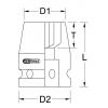 KS Tools 5151542 515.1542 šestiúhelník rázový nástrčný klíč 6 mm 6 mm 1/4 (6,3 mm)