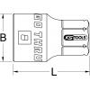 KS Tools 5034986 503.4986 Nástrčný klíč 16 mm