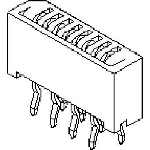 Molex zásuvková lišta 3, rozteč 1 mm, 528060310, 1 ks Tray
