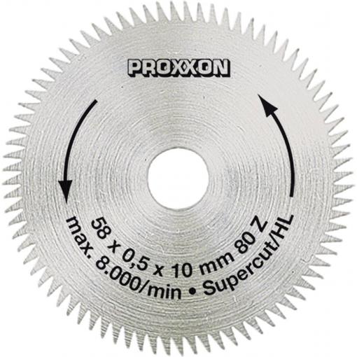Proxxon Micromot 28 014 pilový kotouč 58 x 10 x 1 mm Počet zubů (na palec): 80 1 ks