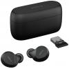 Jabra Evolve2 Buds špuntová sluchátka (In Ear) Bluetooth® stereo černá Redukce šumu mikrofonu, Potlačení hluku Nabíjecí pouzdro, Vypnutí zvuku mikrofonu