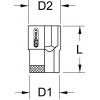 KS Tools 1171352 117.1352 Nástrčný klíč 3/8