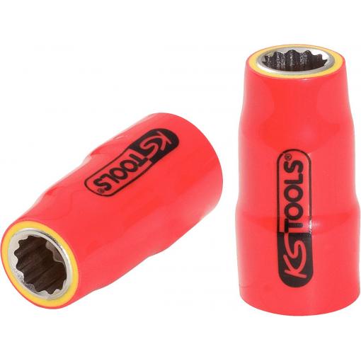 KS Tools 1173838 117.3838 12-hranný Nástrčný klíč izolovaná 13 mm 13 mm 3/8