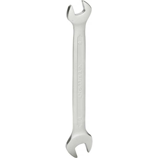 Brilliant Tools BT010901 BT010901 oboustranný plochý klíč Délka klíče (cm) (jen pro nadpis) 8 - 9 mm
