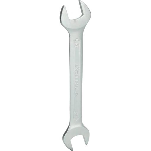 Brilliant Tools BT010908 BT010908 oboustranný plochý klíč Délka klíče (cm) (jen pro nadpis) 18 - 19 mm