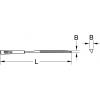 KS Tools 1403057 Pilník Délka 145 mm 1 ks