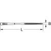 KS Tools 1403059 Pilník Délka 145 mm 1 ks