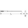 KS Tools 1403052 Pilník Délka 145 mm 1 ks