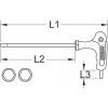 KS Tools 151.2687 inbusový šroubovák Velikost klíče: 2.5 mm