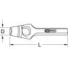 KS Tools 1292115 výsečník 115 mm