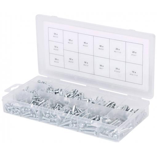 KS Tools 970.0420 9700420 sada šroubů do plechu 1 ks