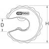 KS Tools 1042028 řezák trubek