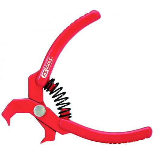 KS Tools 1151097 Nýtované uvolňovací kleště, červené, zahnuté, 100 mm