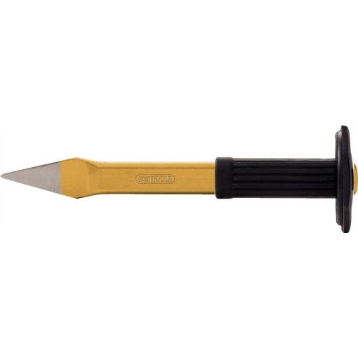 KS Tools Křížové dláto s ruční ochrannou rukojetí, plochý oválný, 300 mm 1620294